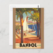  Frans reisbureau Cote D'Azur Briefkaart (Voorkant / Achterkant)