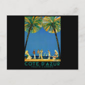 Frans reisbureau Cote D'Azur Briefkaart (Voorkant)