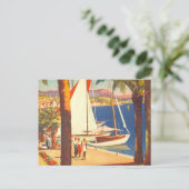 Frans reisbureau Cote D'Azur Briefkaart (Staand voorkant)