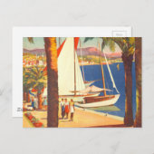 Frans reisbureau Cote D'Azur Briefkaart (Voorkant / Achterkant)