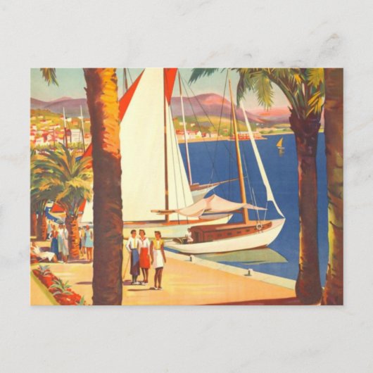 Frans reisbureau Cote D'Azur Briefkaart (Voorkant)
