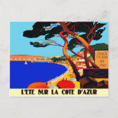  Frans reisbureau Cote D'Azur Briefkaart (Voorkant)
