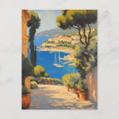 Frans reisbureau Cote D'Azur Briefkaart (Voorkant)