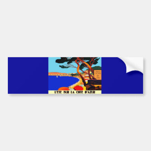 Frans reisbureau Cote D'Azur Bumpersticker