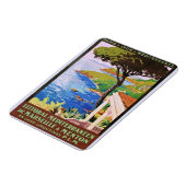  Frans reisbureau Cote d'Azur en Poster Magneet (Linkerzijde)
