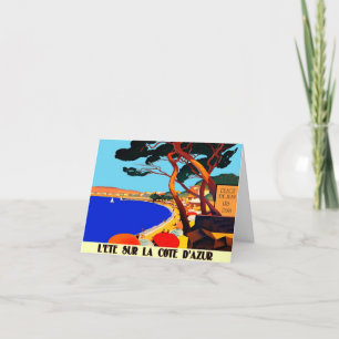  Frans reisbureau Cote D'Azur Feestdagen Kaart