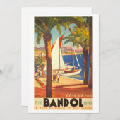 Frans reisbureau Cote D'Azur Feestdagenkaart (Voorkant / Achterkant)