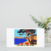 Frans reisbureau Cote D'Azur Feestdagenkaart (Staand voorkant)