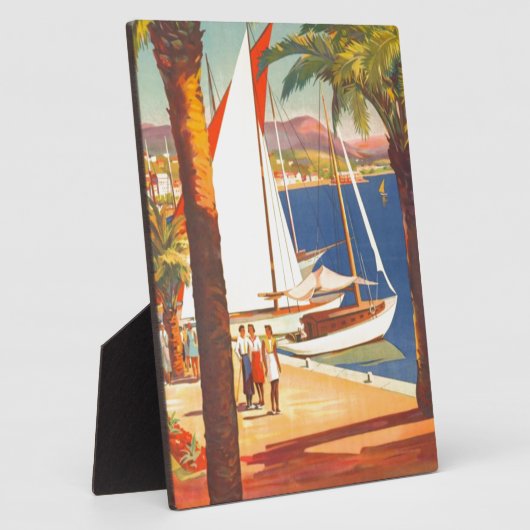  Frans reisbureau Cote D'Azur Fotoplaat (Zijkant)