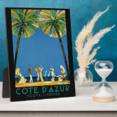  Frans reisbureau Cote D'Azur Fotoplaat (Zijkant)