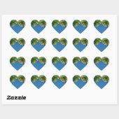  Frans reisbureau Cote D'Azur Hart Sticker (Vel)
