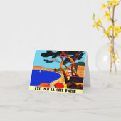  Frans reisbureau Cote D'Azur Kaart (Gele Bloem)