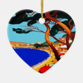  Frans reisbureau Cote D'Azur Keramisch Ornament (Voorkant)