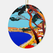 Frans reisbureau Cote D'Azur Keramisch Ornament (Links)