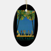 Frans reisbureau Cote D'Azur Keramisch Ornament (Rechts)