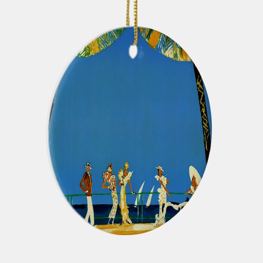 Frans reisbureau Cote D'Azur Keramisch Ornament (Rechts)