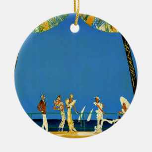 Frans reisbureau Cote D'Azur Keramisch Ornament
