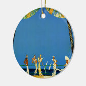  Frans reisbureau Cote D'Azur Keramisch Ornament (Links)