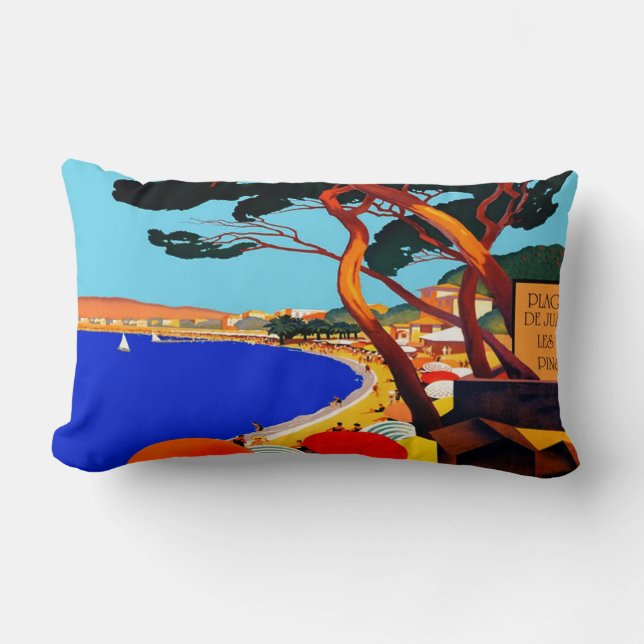  Frans reisbureau Cote D'Azur Kussen (Voorkant)