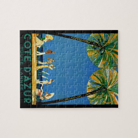 Frans reisbureau Cote D'Azur Legpuzzel (Horizontaal)