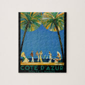  Frans reisbureau Cote D'Azur Legpuzzel (Verticaal)