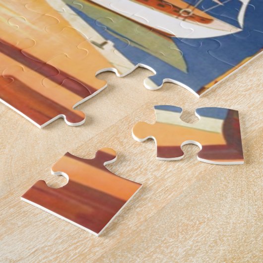  Frans reisbureau Cote D'Azur Legpuzzel (Zijkant)