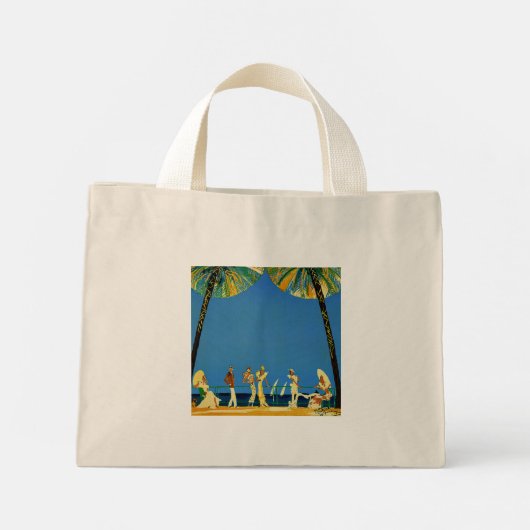  Frans reisbureau Cote D'Azur Mini Tote Bag (Achterkant)