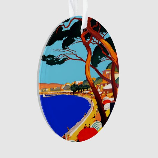  Frans reisbureau Cote D'Azur Ornament (voorkant)