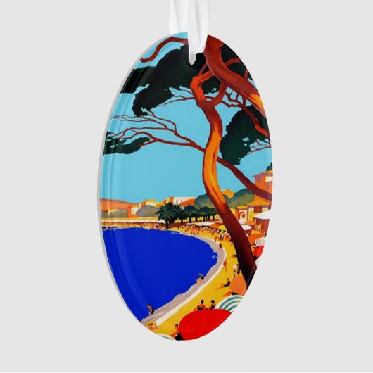  Frans reisbureau Cote D'Azur Ornament (voorkant)