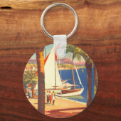  Frans reisbureau Cote D'Azur Sleutelhanger (Voorkant)