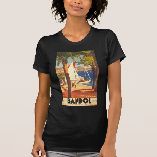  Frans reisbureau Cote D'Azur T-shirt (Voorkant)