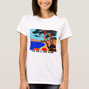 Frans reisbureau Cote D'Azur T-shirt