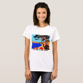Frans reisbureau Cote D'Azur T-shirt (Voorkant volledig)