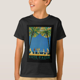  Frans reisbureau Cote D'Azur T-shirt