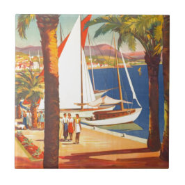  Frans reisbureau Cote D'Azur Tegeltje