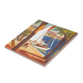  Frans reisbureau Cote D'Azur Tegeltje (Zijkant)