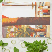  Frans reisbureau Cote D'Azur Theedoek (Gevouwen)