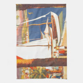  Frans reisbureau Cote D'Azur Theedoek (Verticaal)