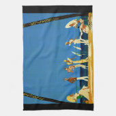  Frans reisbureau Cote D'Azur Theedoek (Verticaal)