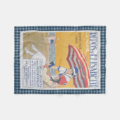 Frans reisbureau Fleece Deken (Voorkant (Horizontaal))