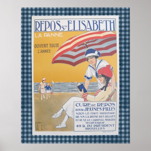  Frans reisbureau Poster (Voorkant)