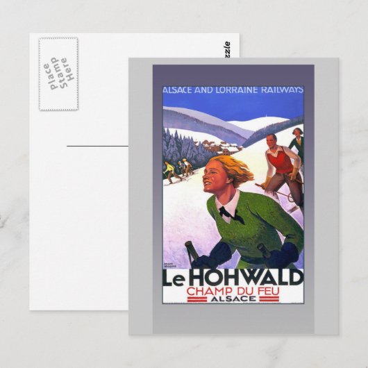  Frans reisposter op kaarten, Briefkaarten (Voorkant / Achterkant)