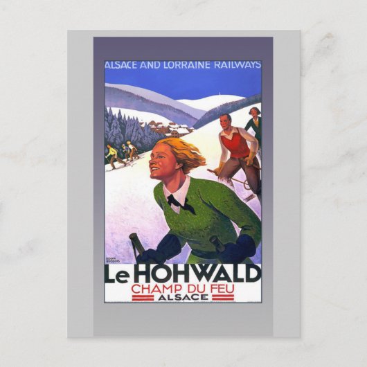 Frans reisposter op kaarten, Briefkaarten (Voorkant)