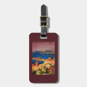 Frans reisposter, Toerisme in Syrië Bagagelabel (Voorkant verticaal)