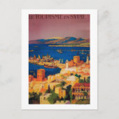 Frans reisposter, Toerisme in Syrië Briefkaart (Voorkant)