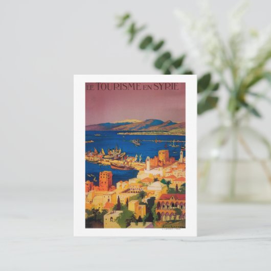 Frans reisposter, Toerisme in Syrië Briefkaart (Staand voorkant)