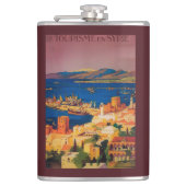 Frans reisposter, Toerisme in Syrië Heupfles (Voorkant)