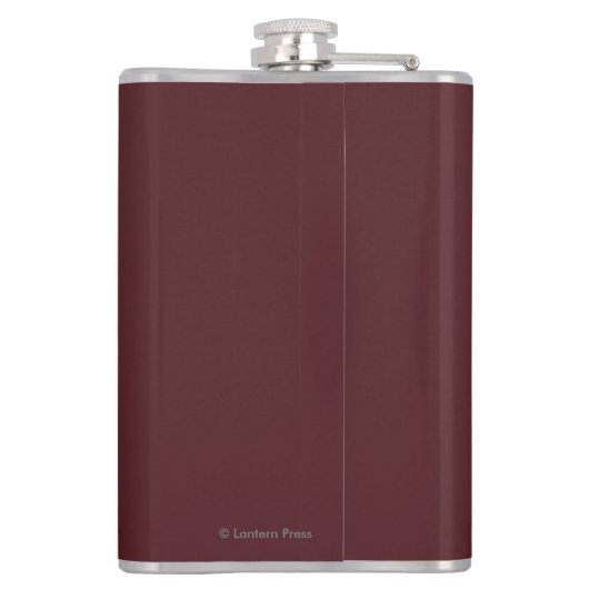 Frans reisposter, Toerisme in Syrië Heupfles (Achterkant)