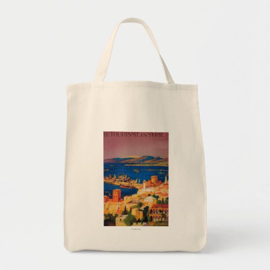 Frans reisposter, Toerisme in Syrië Tote Bag (Voorkant)