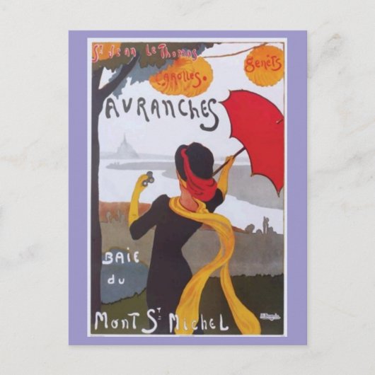  Frans reisvisum 1910 Briefkaart (Voorkant)